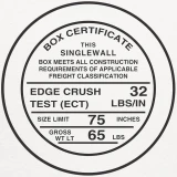White 32 LBS Edge Crush Test