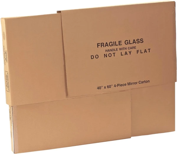 40 x 60 x 3 1/2 Corrugated Mirror Boxes