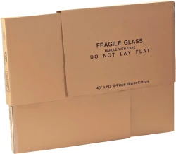 40" x 60" x 3 1/2" Mirror Cardboard Boxes