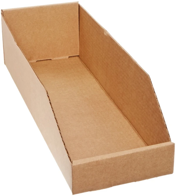 Kraft 6 x 18 x 4 1/2 Open Top Bin Boxes