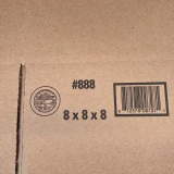 8 x 8 x 8 Cube Cardboard Boxes Certificate
