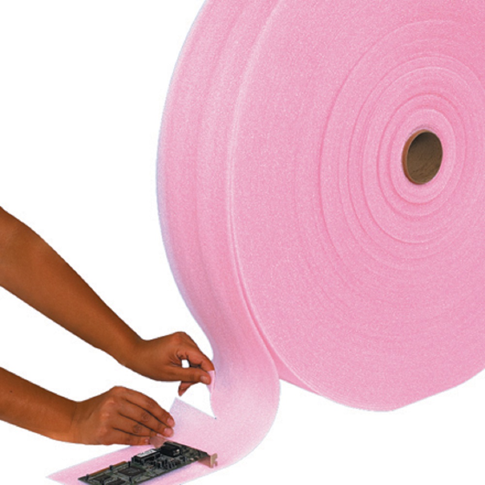 Anti-Static Shipping Foam Rolls, 1/4 Thick, 12 x 250', Non-Perforated for  $64.19 Online