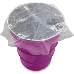 34" x 34" 2 Mil Plastic Drum Cap Sheets