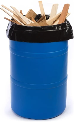 38" x 60" 55 Gallon Drum Liners - 4 Mil