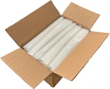 Case of 55 Gallon Drum Round Bottom Liners - 8 Mil Clear Plastic 38 x 40