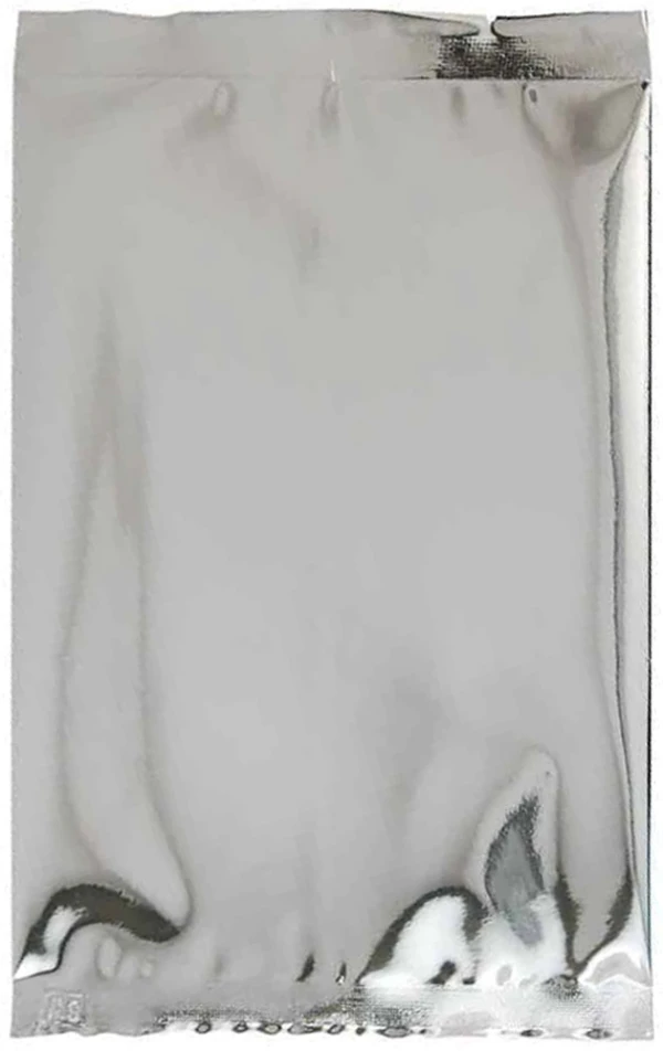 Silver 16 oz. Flat Pouch