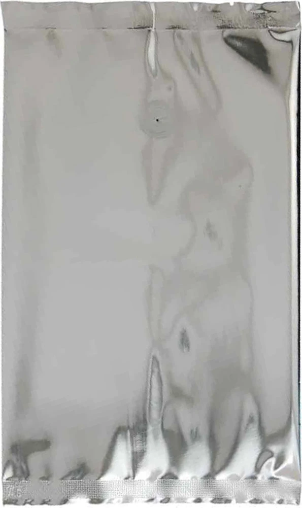 Silver 2 lbs Flat Pouch with Valve