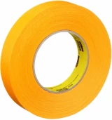 Orange 3M 2525 1 inch x 60 yd 9.5 mil Scotch Perform Flatback Tape