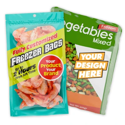 CUSTOM PRINTED FROZEN FOOD BAGS