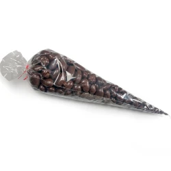 100 Pack 7.5" X 17" Plastic Cone Treat Bags
