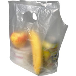 11 x 10 Pre-Printed Plastic Lunch Bags