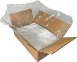 Case of 12 x 17 Plain Produce Bags on Header