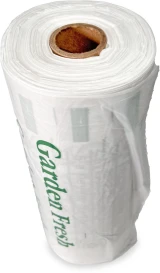 12x17 0.5 Mil 5-a-Day Produce Bags on Roll