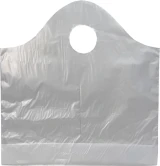 Front of Back of 13 x 13 + 3 1.3 Mil Plastic Beverage Bags