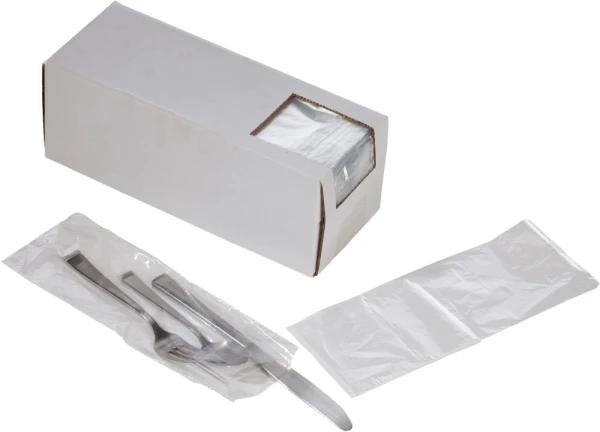 Plastic 3.75 x 10 Silverware Bags