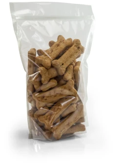 9.875" x 13.5" + 4.5" Clear Stand Up Pouches