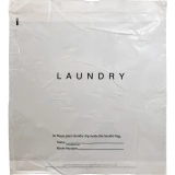 Drawstring Hotel Laundry Bags - Biodegradable