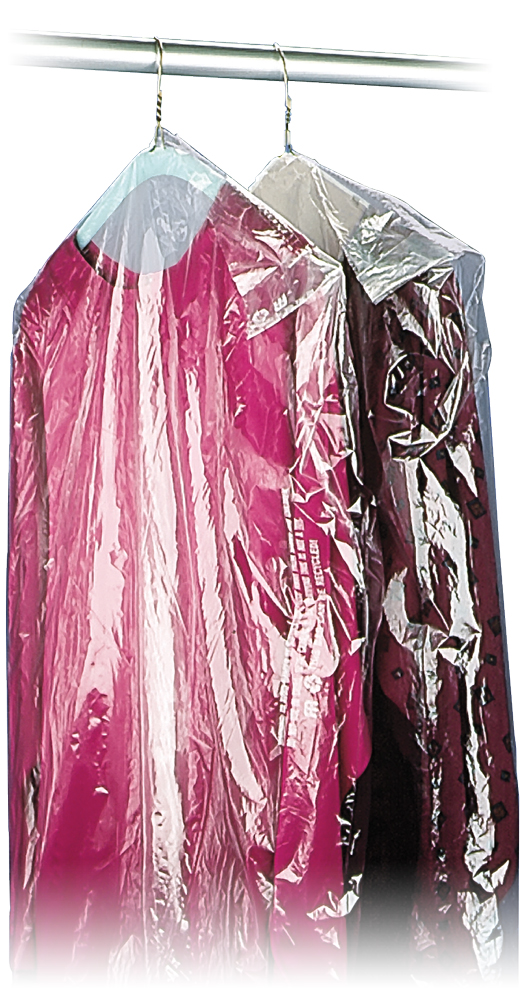 50 Pack Clear Plastic Garment Bags for Hanging Clothes, Dry Cleaning Bags  for Suits, Shirts, Dresses (21 x 40 Inch)