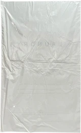 14 x 24 1.25 Mil Plastic Laundry Bags - Eco Friendly