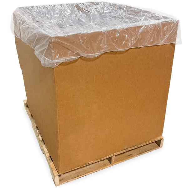 ClearTuff  65 Square Gaylord Cover on Gaylord