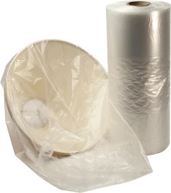 20" x 10" x 36" 2 Mil Gusseted Poly Bags on Roll