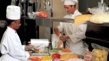 Food HDPE Utility Storage Bag in Commerical Kitchen Restaurant