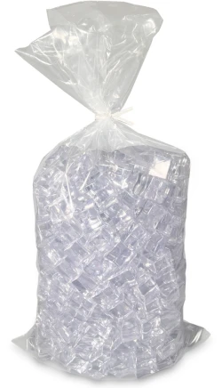 10lb Heavy Duty Ice Bags with Twist Ties - 11" x 22"