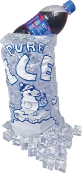5 lb. Plastic Ice Bags PURE ICE Polar Bear Ice Cold Drink