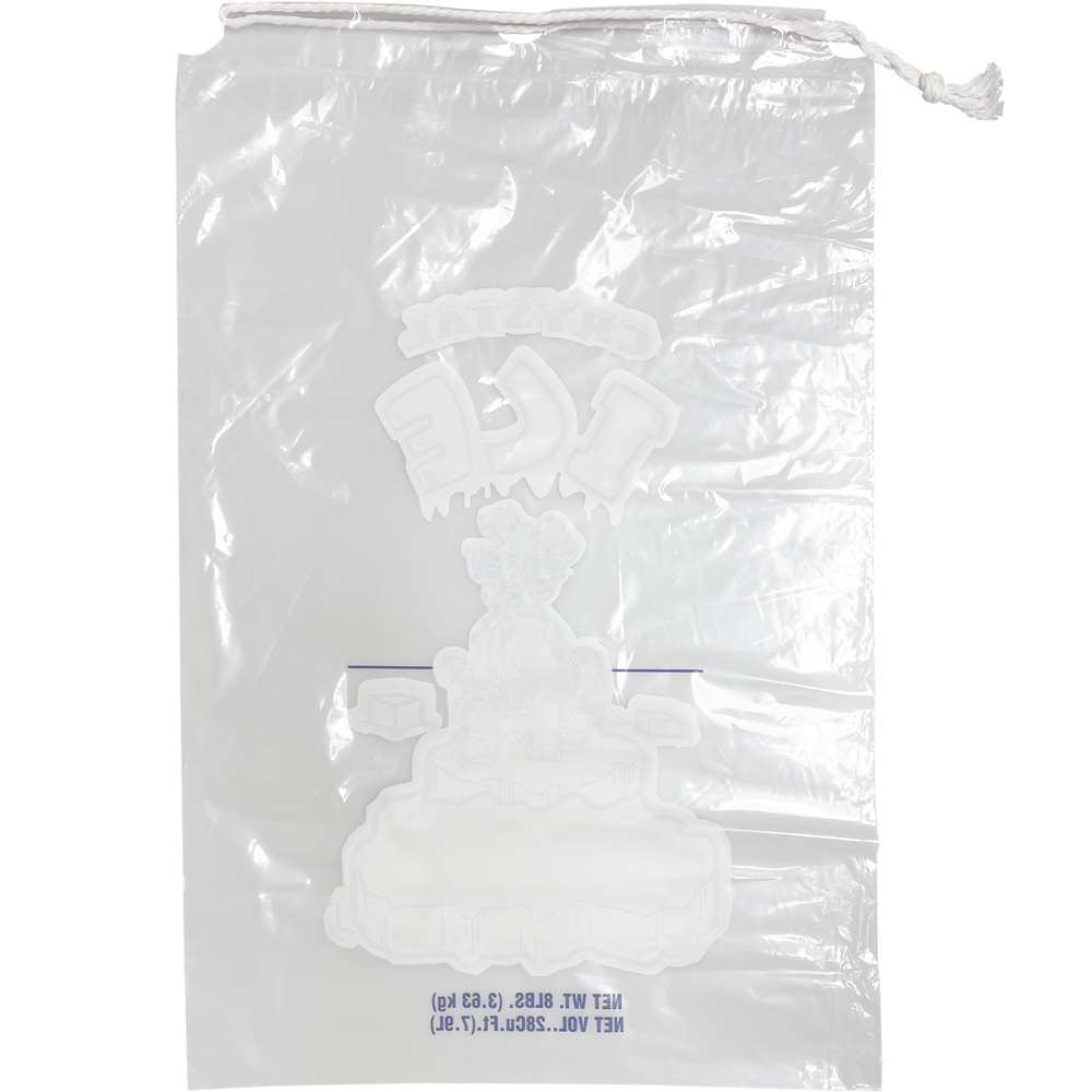 8 Lb Drawstring Icebags Crystal Ice