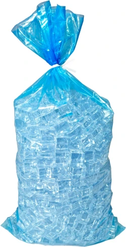 Blue 10 Lb Ice Bags