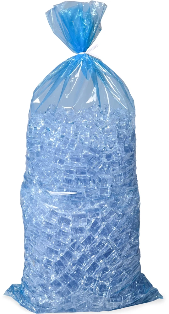Ice in Blue 20 Pound Ice Bag