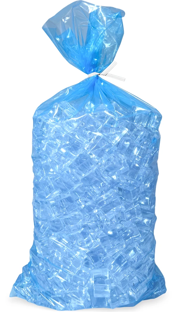 Ice in Blue 8 Pound Ice Bag