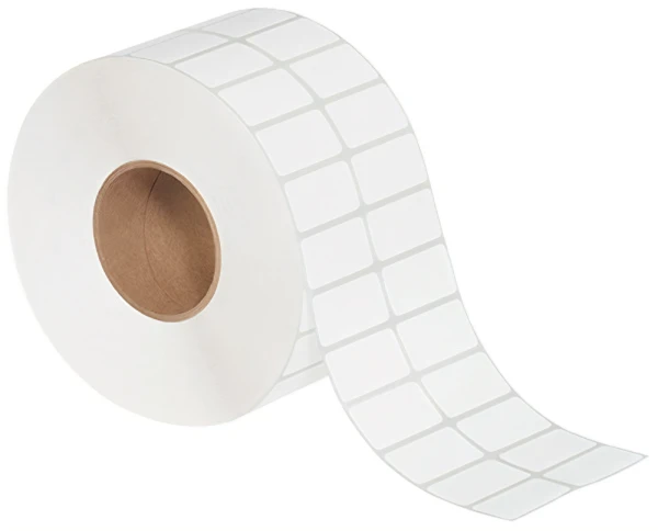 1x1 White 2 UP Direct Thermal Labels