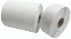 1" x 1" White Direct Thermal Labels