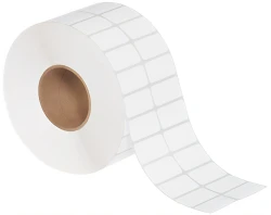1.25" x 1" White 2 UP Direct Thermal Labels