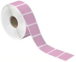 1.5" x .75" Pink Direct Thermal Labels