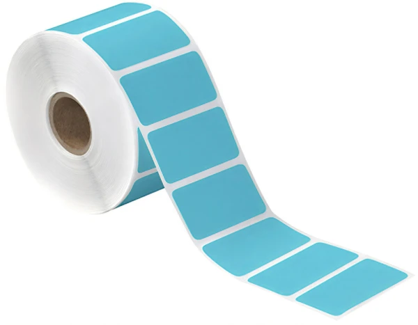 2x1 Blue Direct Thermal Labels