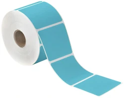 2" x 3" Blue Thermal Transfer Labels