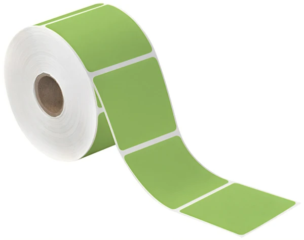 2x3 Green Direct Thermal Labels
