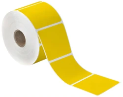 2" x 3" Yellow Direct Thermal Labels