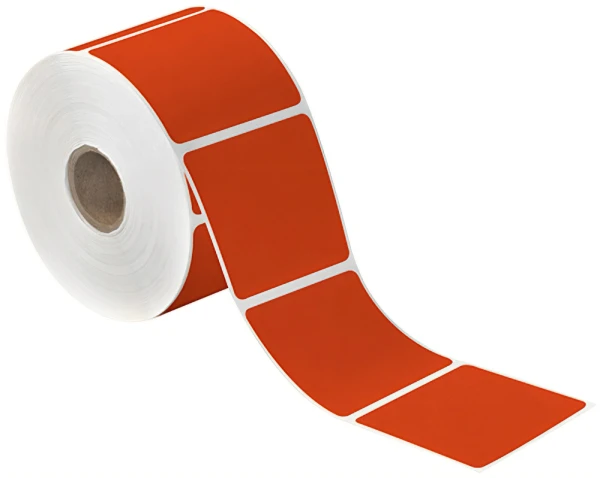 2.25x2 Red Direct Thermal Labels