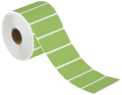 3" x 1" Green Direct Thermal Labels