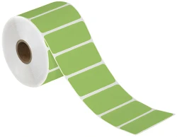 3" x 2" Green Direct Thermal Labels