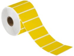 3" x 2" Yellow Direct Thermal Labels