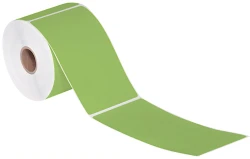 3" x 5" Green Direct Thermal Labels
