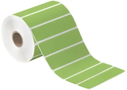 4" x 1" Green Direct Thermal Labels