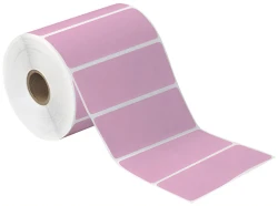 4" x 1.5" Pink Direct Thermal Labels