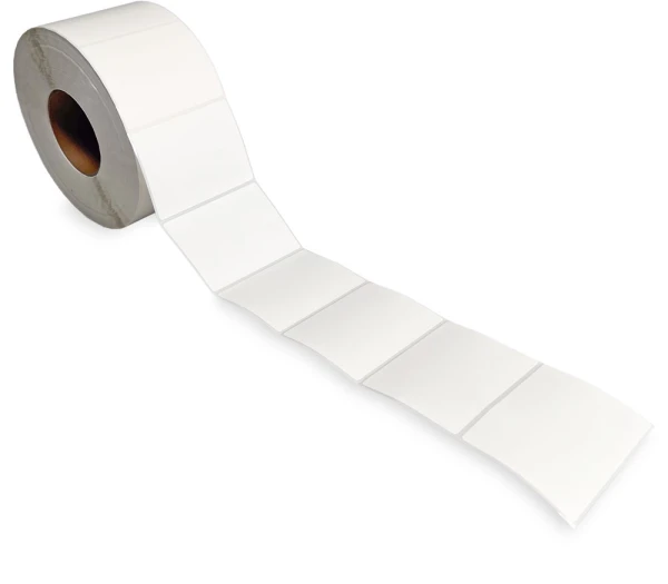 4 x 3 Top Coated Direct Thermal Labels - White