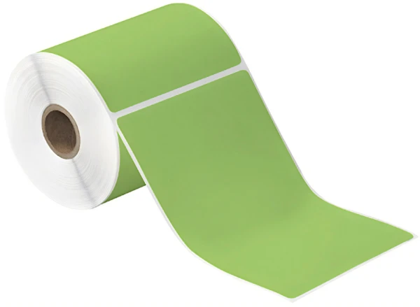 4x6 Green Direct Thermal Labels
