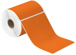 4" x 6" Orange Thermal Transfer Labels